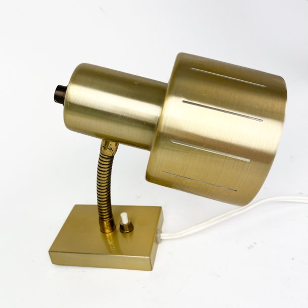 Gylden vintage bordlampe