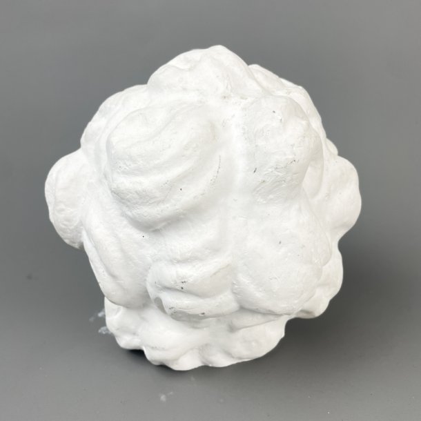 Vintage englehoved i gips