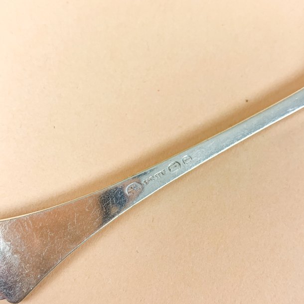 Vintage p�l�gsgaffel i s�lvplet