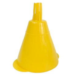 Gelber Retro Kaffeefilter