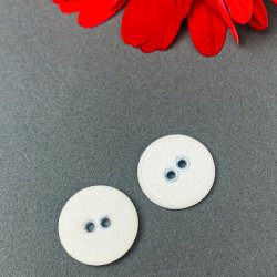 To vintage l�rredsknapper - 15 mm