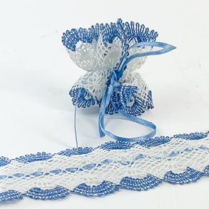 Geklppelte Vintage Kerzenmanschetten