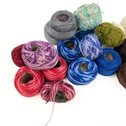 Tyve vintage DMC Coton Perl� No. 8