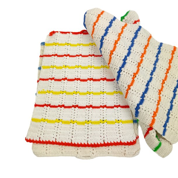 Fire h�klede retro k�kkenh�ndkl�der