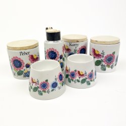 Blomstret retro k�kkens�t