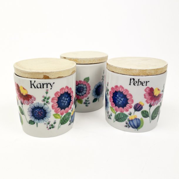 Blomstret retro k�kkens�t