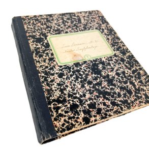 H�ndskrevet vintage kogebog