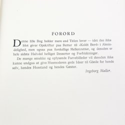Koldt Bord � Ingeborg M�ller � 1939