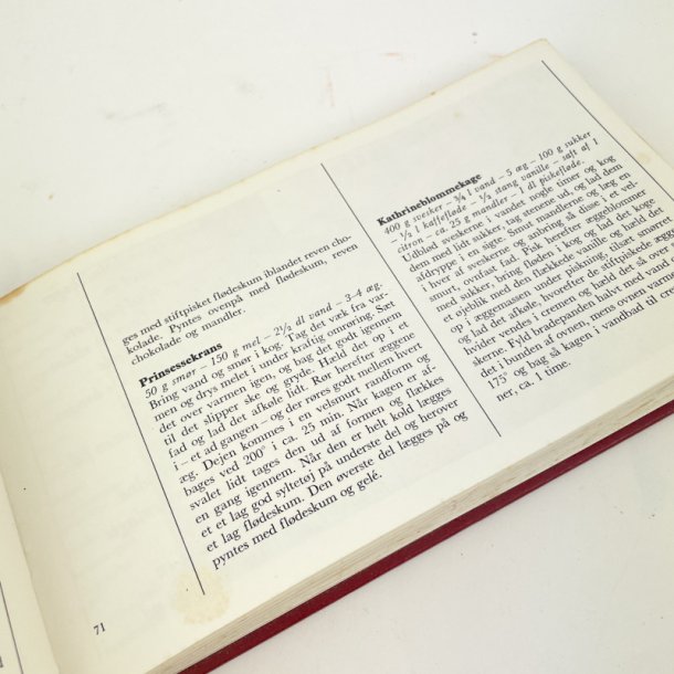 Vintage bagebog K�kkenbiblioteket