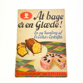 Vintage Dr. Oetker bagebog
