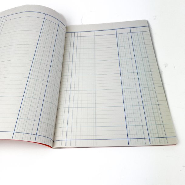 R�d vintage kolonnebog