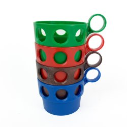 Fire retro kopholdere