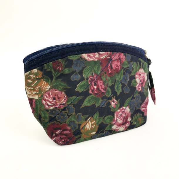 Blomstret vintage kosmetikpung
