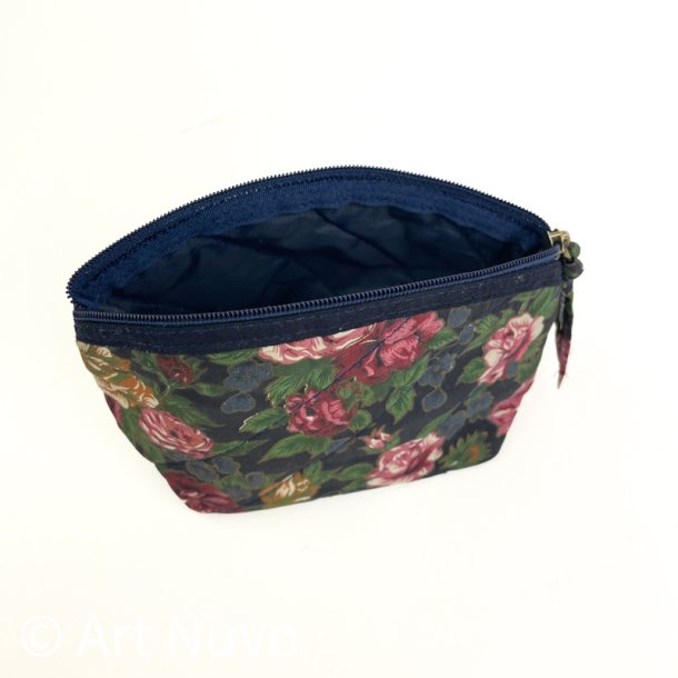Blomstret vintage kosmetikpung