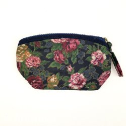 Blomstret vintage kosmetikpung