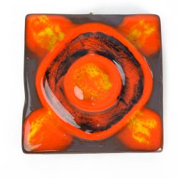 Orange vintage Per Engstr�m kakkel