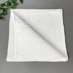 Hvidt vintage damask viskestykke