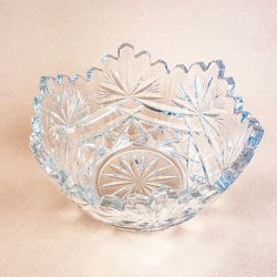 Klar vintage krystalglassk�l