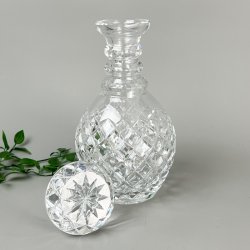 Klar vintage krystalkaraffel