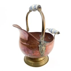 Vintage kulspand i kobber