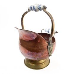 Vintage kulspand i kobber