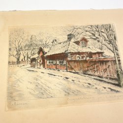 Petissan originalradering af E. Hallgren