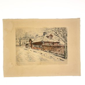 Petissan originalradering af E. Hallgren