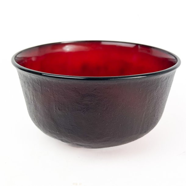 R�d retro glassk�l