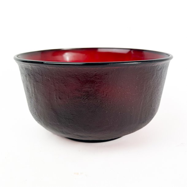 R�d retro glassk�l