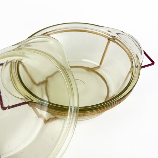 Ildfast gul vintage Jena glassk�l