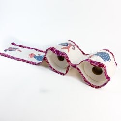 Retro Toilettenpapierhalter aus Stoff