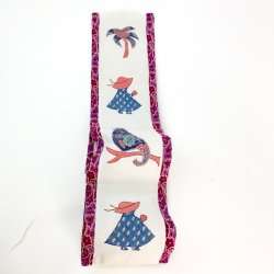 Retro Toilettenpapierhalter aus Stoff