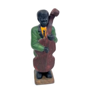 Jazz vintage figur kontrabas