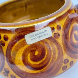 Guldkroken fugleformet retro gryde