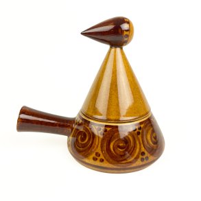 Guldkroken fugleformet retro gryde