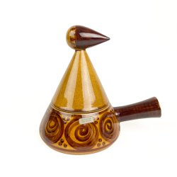 Guldkroken fugleformet retro gryde