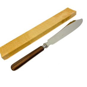 Vintage teak lagkagekniv