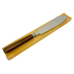 Vintage teak lagkagekniv