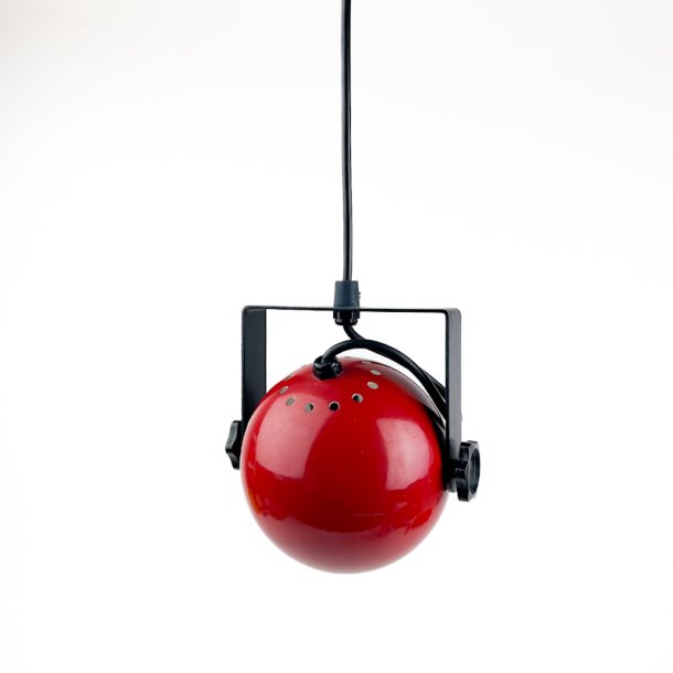 R�d retro kuglelampe