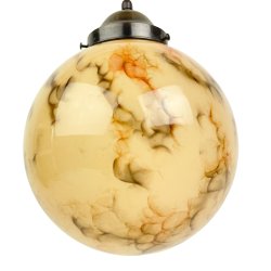 Stor Art Deco glaskugle pendel