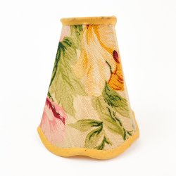 Geblmter Vintage-Lampenschirm  