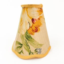 Geblmter Vintage-Lampenschirm  