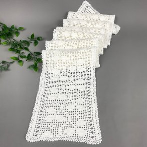 Weie Vintage Tischlufer