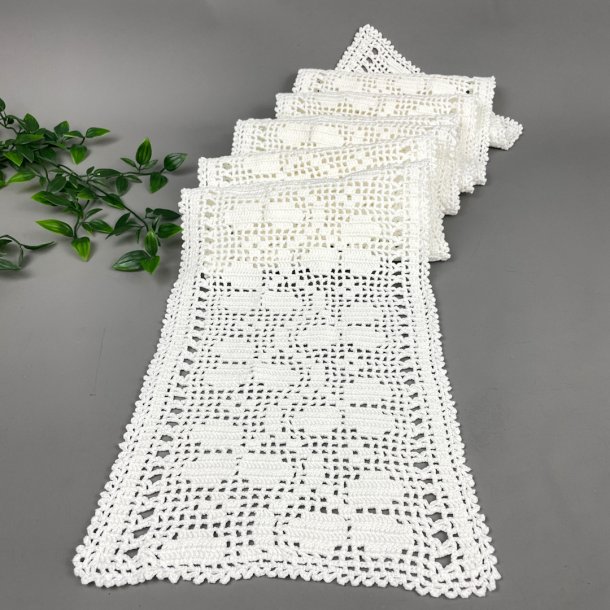 Hvid vintage bordlber