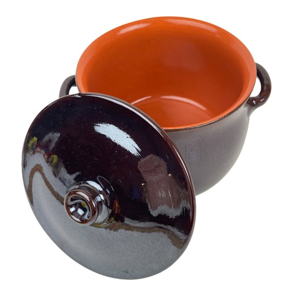 Kraftig brun vintage H�gan�s gryde