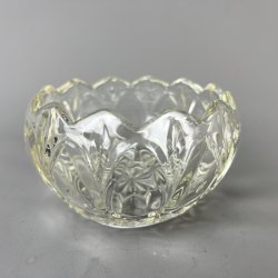 Lille klar vintage glassk�l