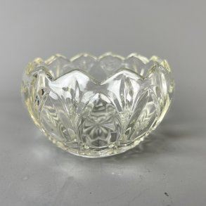 Lille klar vintage glassk�l