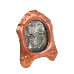 Lille vintage billedramme i kobber