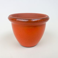  Lille retro orange urtepotteskjuler