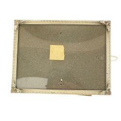 Elegant guldfarvet vintage billedramme